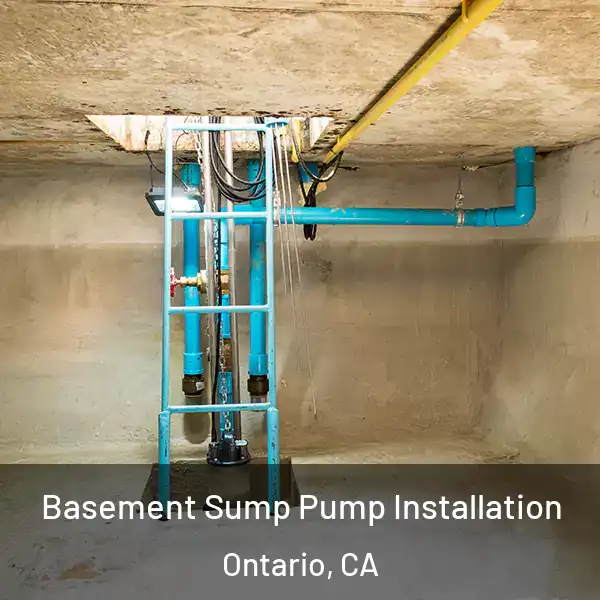  Basement Sump Pump Installation Ontario, CA